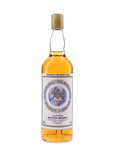 Lodge Kirkwall Kilwinning No. 38.2 Bottled 1990s 70cl / 40%