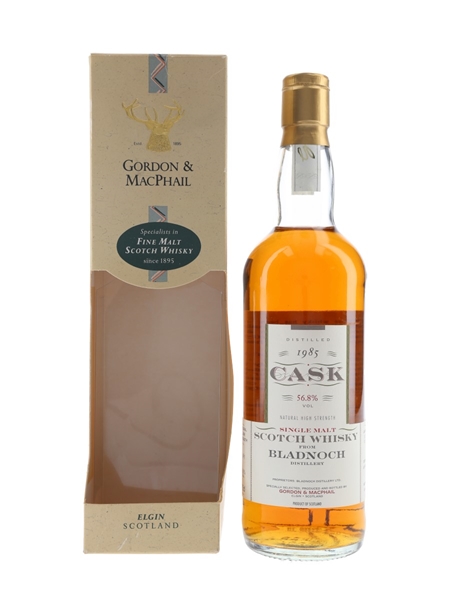 Bladnoch 1985 Cask Strength Bottled 1996 - Gordon & MacPhail 70cl / 56.8%