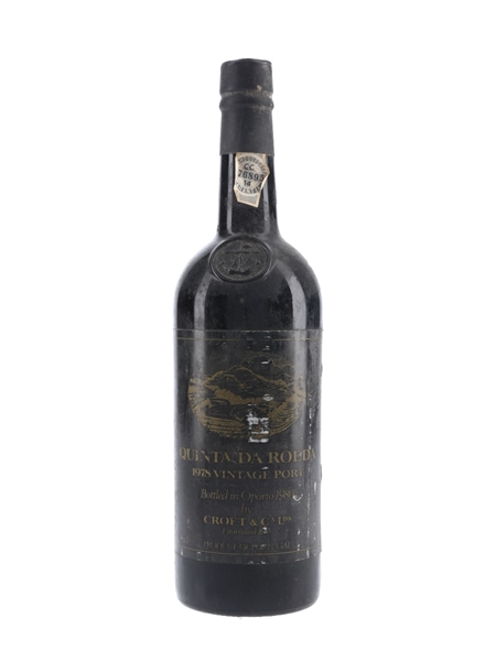 Croft Quinta De Roeda 1978 Vintage Port Bottled 1980 75cl