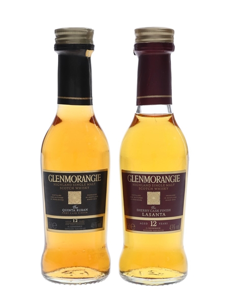 Glenmorangie 12 Year Old Lasanta & Quinta Ruban 2 x 5cl