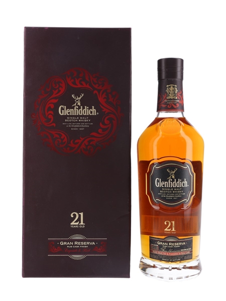 Glenfiddich 21 Year Old Gran Reserva Rum Cask Finish 70cl / 40%