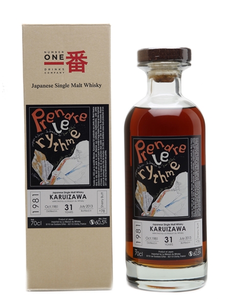 Karuizawa 1981 Cask #78 Prendre Le Rhythme LMdW 70cl / 60.5%