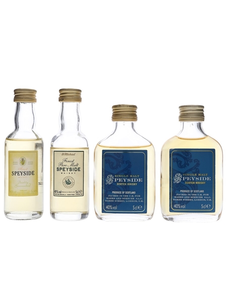 Speyside Scotch Whisky Marks & Spencer 4 x 5cl / 40%