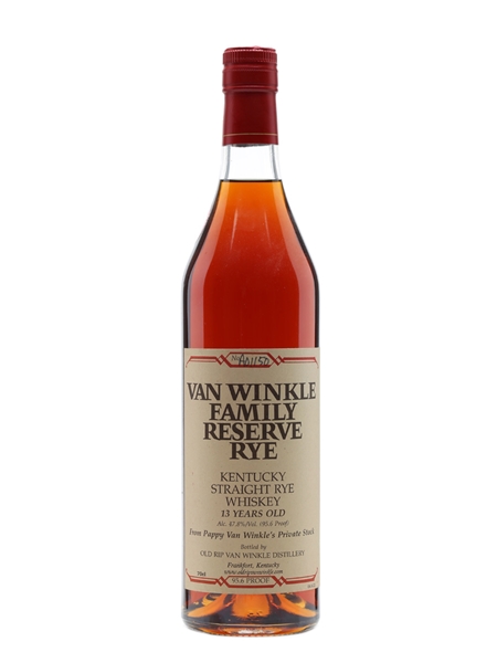 Van Winkle 13 Years Old Family Reserve Rye 70cl / 47.8%