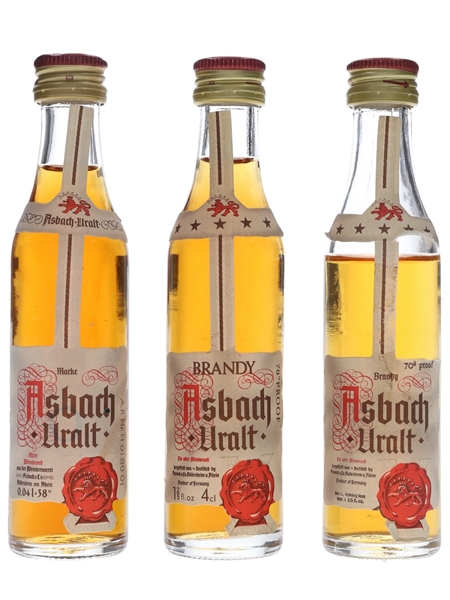 Asbach Uralt Brandy  3 x 4cl