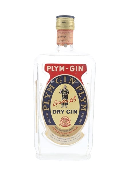 Coates & Co. Plym Gin Bottled 1960s - Stock 75cl / 46%