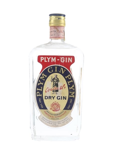 Coates & Co. Plym Gin Bottled 1960s - Stock 75cl / 46%