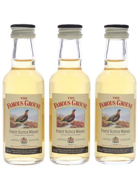 Famous Grouse  3 x 5cl / 40%