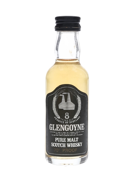 Glengoyne 8 Year Old Bottled 1980s - Lang Brothers 5cl / 40%