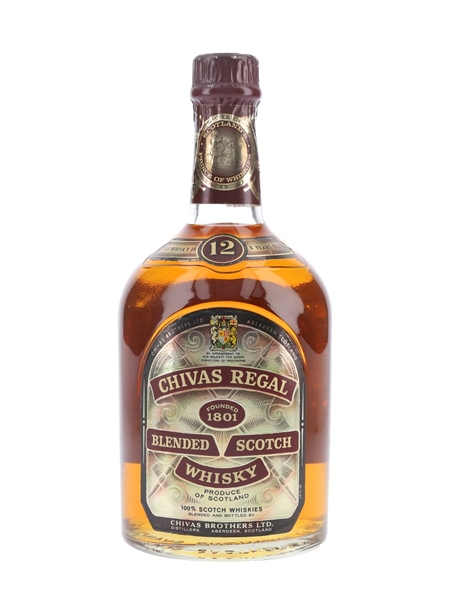 Chivas Regal 12 Year Old Bottled 1980s 75cl