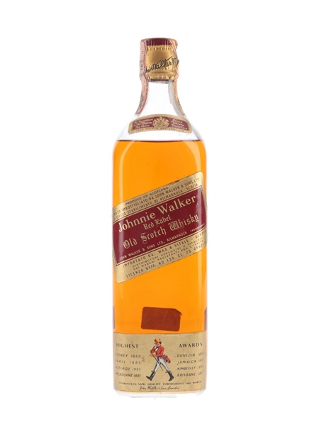 Johnnie Walker Red Label Bottled 1960s - Wax & Vitale 75cl / 43%