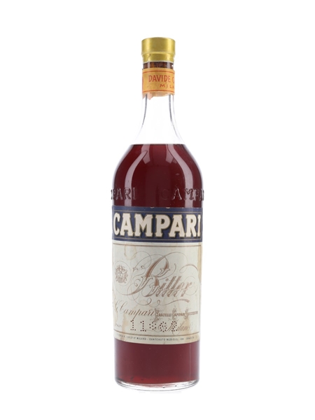 Campari Bitter Bottled 1960s 100cl / 25%