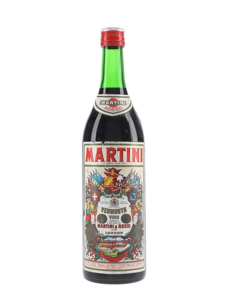 Martini Rosso Vermouth Bottled 1970s 75cl / 17%