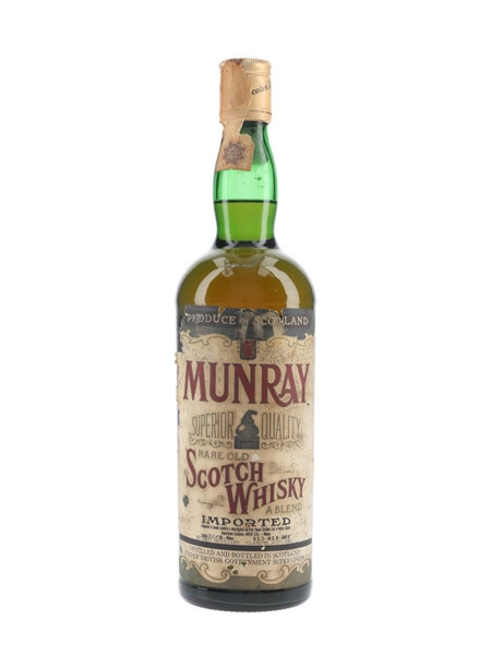 Munray Rare Old Scotch Whisky Bottled 1970s - Invert 75cl / 40%