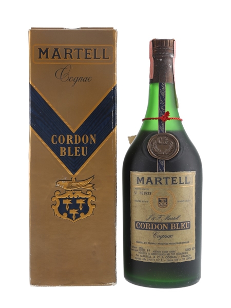 Martell Cordon Bleu Bottled 1970s - Numbered Bottle 70cl / 40%