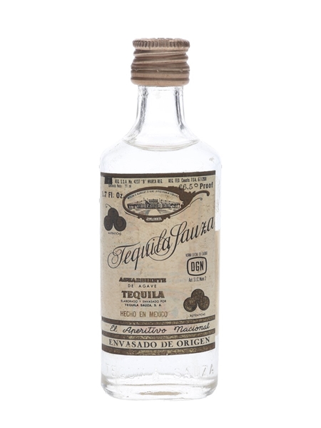 Sauza Tequila Blanco Bottled 1960s - R&C Vintners 5cl / 38%