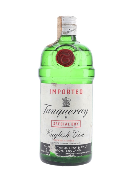 Tanqueray Special Dry Gin Bottled 1970s - Gancia 75cl / 43%