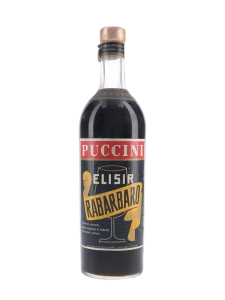 Puccini Elisir Rabarbaro Bottle 1950s 100cl / 16%