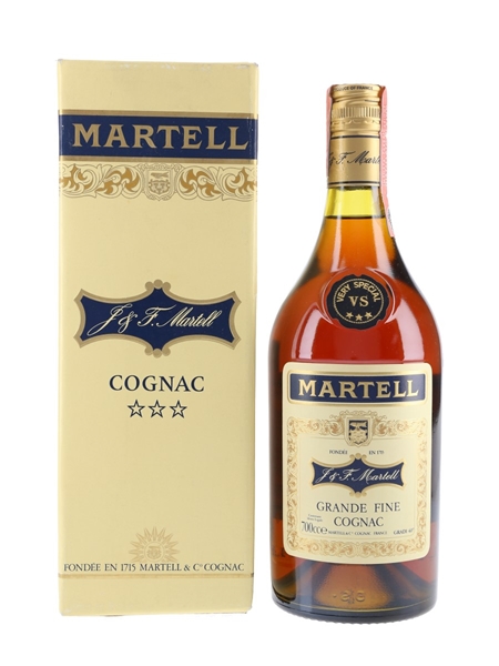 Martell 3 Star VS Bottled 1970s - Spirit 70cl / 40%