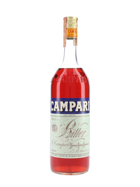 Campari Bitter Bottled 1970s-1980s 100cl / 25%