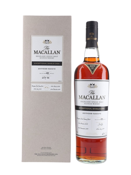 Macallan 2005 Exceptional Single Cask 10 2017 Release 70cl / 65.9%