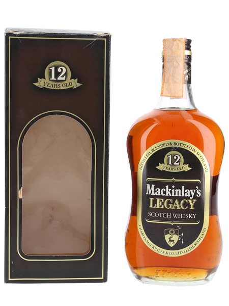 Mackinlay's Legacy 12 Year Old Bottled 1980s - Distillerie Moccia 75cl / 40%