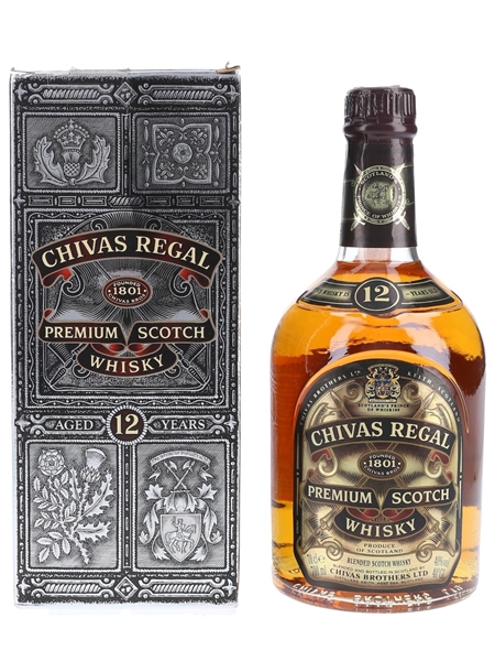 Chivas Regal 12 Year Old With Nazareno Gabrielli Telephone Book Bottled 1990s 70cl / 40%