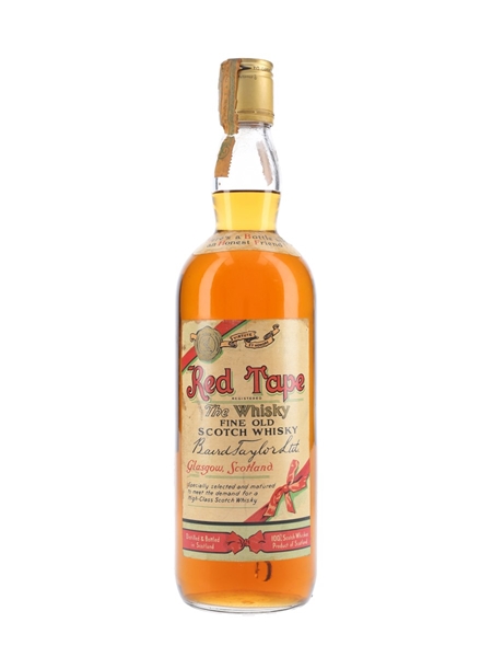 Red Tape Bottled 1960s 75cl