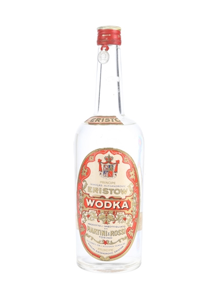 Eristow Wodka Bottled 1950s - Martini & Rossi 100cl / 40%