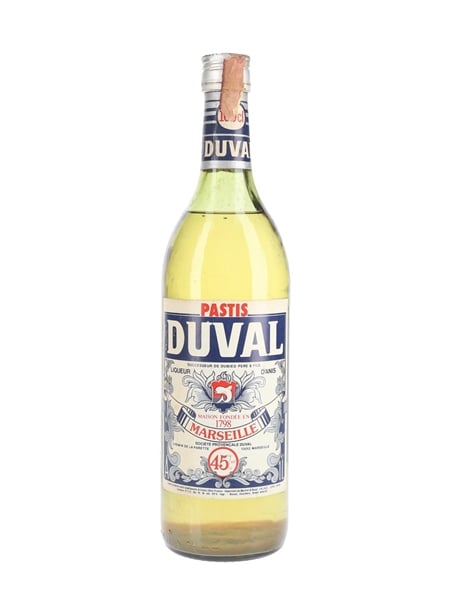 Duval Pastis Bottled 1970s - Martini & Rossi 100cl / 45%