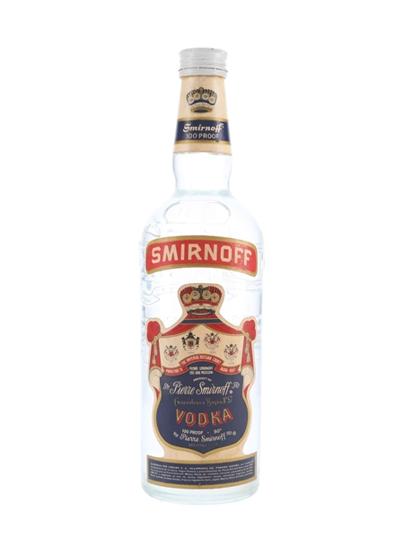 Smirnoff Blue Label Bottled 1960s - Cinzano, Spain 100cl / 50%