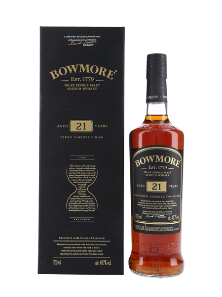 Bowmore 21 Year Old Pedro Ximenez Finish Global Travel Retail 70cl / 49.7%