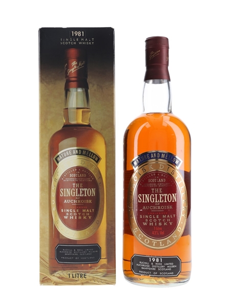 Singleton Of Auchroisk 1981  100cl / 43%