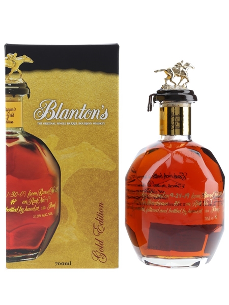 Blanton's Gold Edition Barrel No. 334 Bottled 2019 70cl / 51.5%