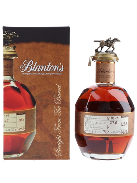 Blanton's Straight From The Barrel No. 238 Bottled 2019 70cl / 64.25%