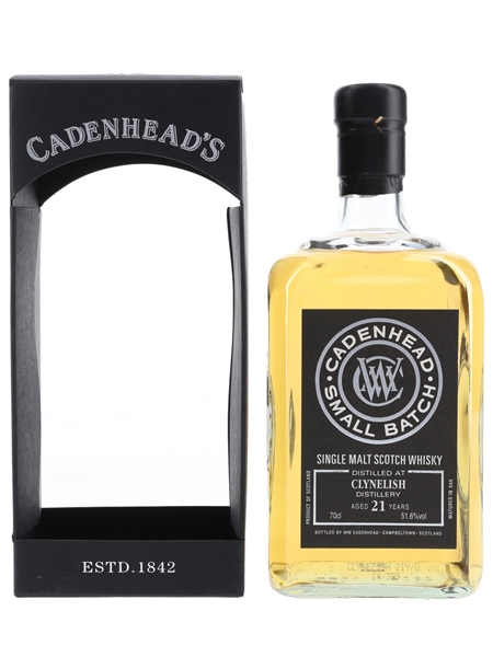 Clynelish 1992 21 Year Old Bottled 2014 - Cadenhead's 70cl / 51.6%