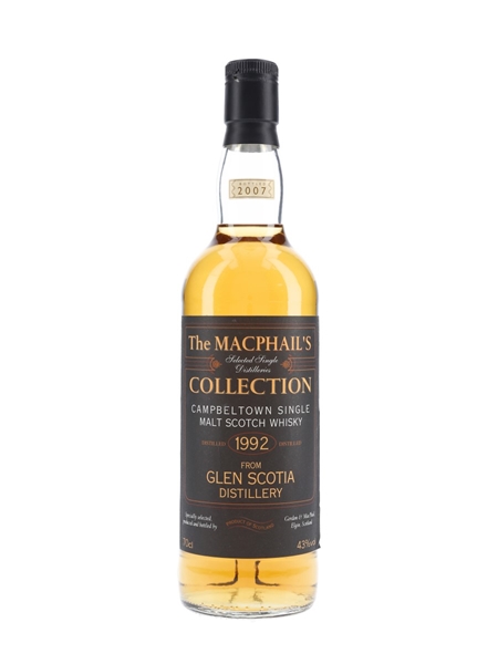 Glen Scotia 1992 Bottled 2007 - MacPhail's Collection 70cl / 43%