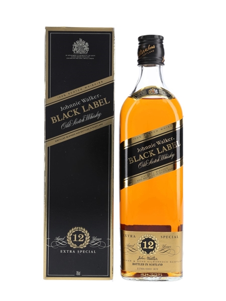 Johnnie Walker Black Label 12 Year Old Bottled 1990s 70cl / 40%