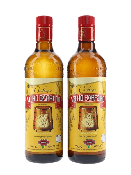 Velho Barreiro Cachaca  2 x 70cl / 39%