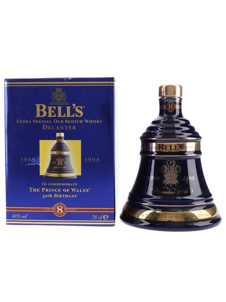 Bell's Ceramic Decanter The Prince Of Wales' 50th Birthday 70cl / 40%