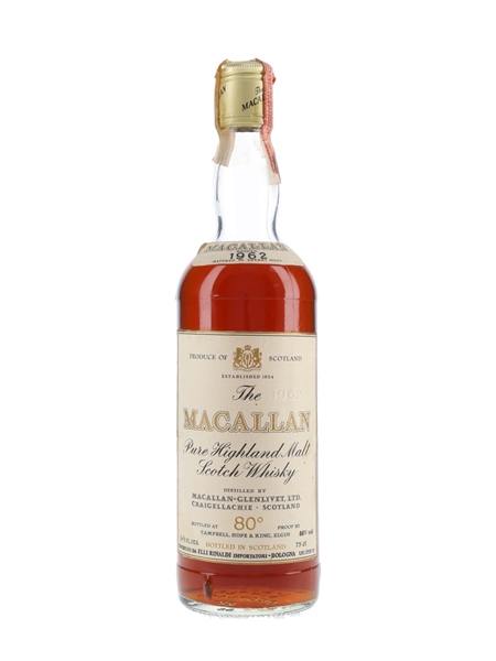 Macallan 1962 Campbell, Hope & King Bottled 1970s - Rinaldi 75cl / 46%