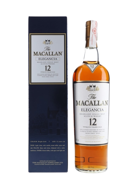 Macallan Elegancia 12 Year Old  100cl / 40%