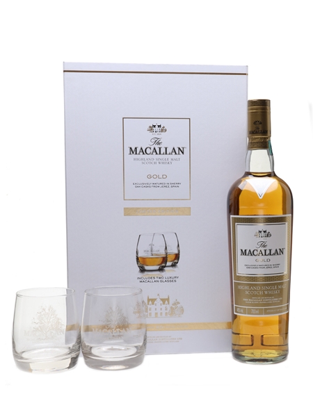 Macallan Gold Glass Pack The 1824 Series 70cl / 40%