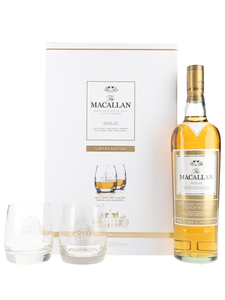 Macallan Gold Glass Pack The 1824 Series 70cl / 40%