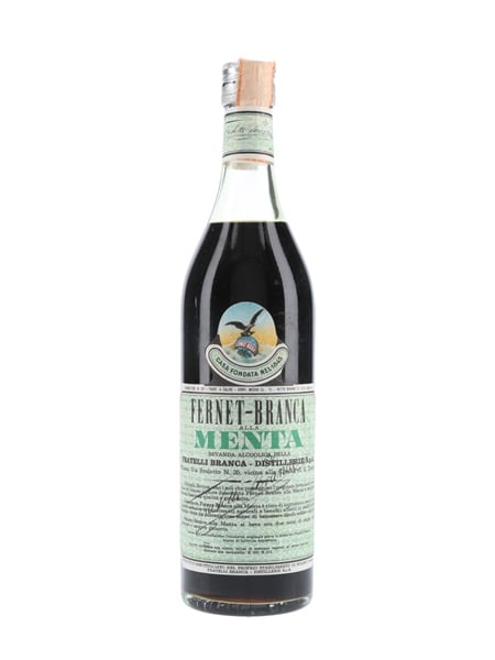 Fernet Branca Alla Menta Bottled 1968 75cl / 40%