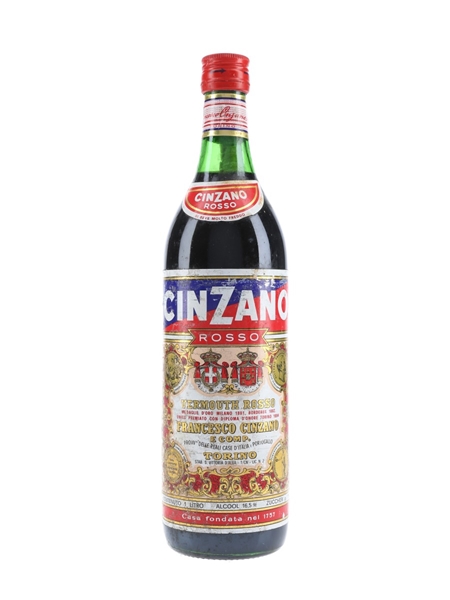 Cinzano Rosso Vermouth Bottled 1970s 100cl / 16.5%