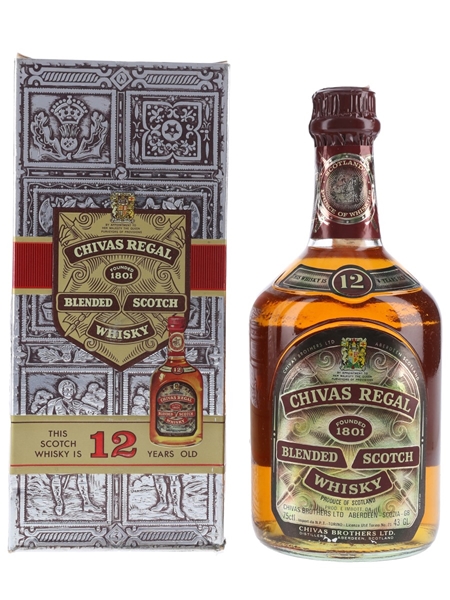 Chivas Regal 12 Year Old Bottled 1970s 75cl / 43%