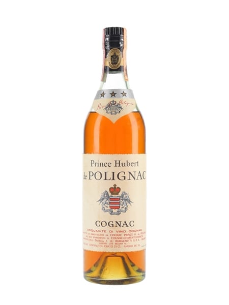 Prince Hubert De Polignac 3 Star Bottled 1960s 73cl / 40%