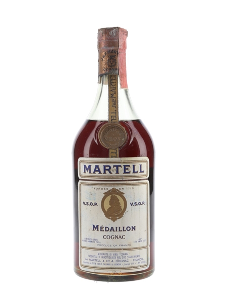 Martell Medaillon VSOP Bottled 1960s-1970s - Carlo Salengo 73cl / 40%