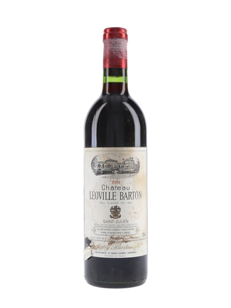 Chateau Leoville Barton 1981 Saint-Julien 75cl